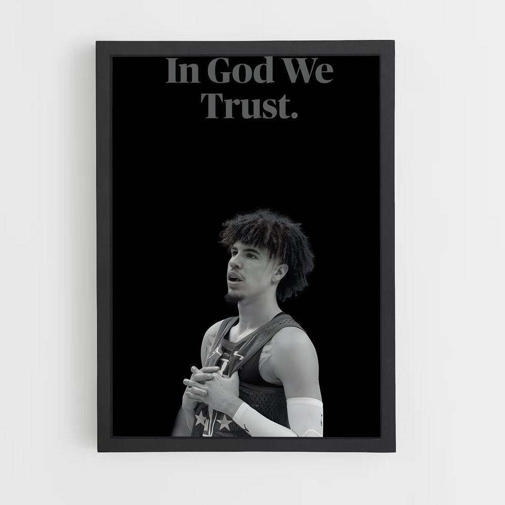 Poster Trust & Shadows – affiche Basketball (vue 2)
